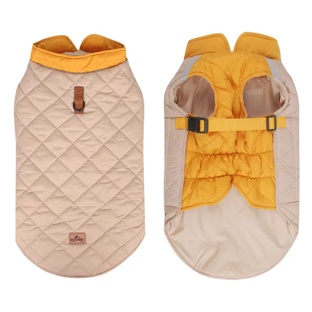 2 in 1 dog winter coat with built in harness, waterproof windproof reflective warm jacket 2 in 1 dog winter coat with built in harness, waterproof windproof reflective warm jacket