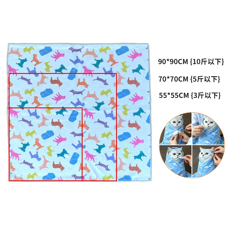 Multi-Purpose Pet Print Self-Adhesive Wrap Cloth – Anti-Scratch Protective Fabric for Pets & Camera Gear Thick microfiber composite fabric reusable self-adhesive cloth close-up
