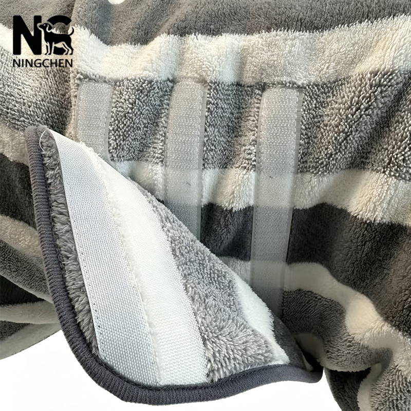 factory direct wholesale super absorbent coral fleece pet drying robe adjustable dog bath robe quick dry pet grooming coat factory direct wholesale super absorbent coral fleece pet drying robe adjustable dog bath robe quick dry pet grooming coat