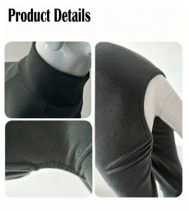 dog fleece jumpsuit four legged pet onesie belly protection dog outfit for medium large dogs home & walking